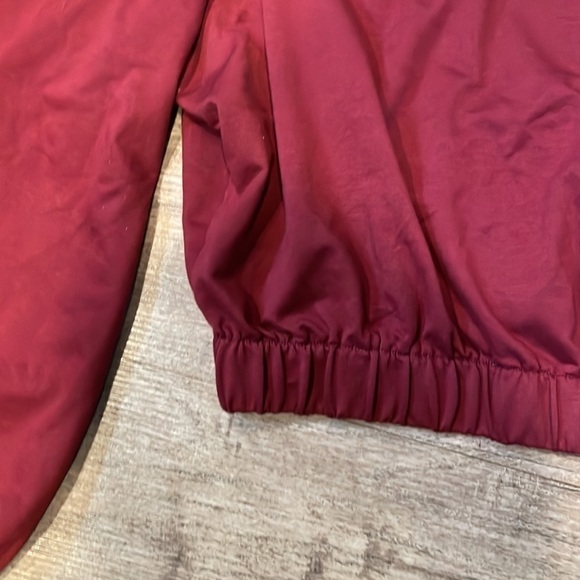 Shein Curve Off Shoulder Cropped Zip-Up Top - Picture 4 of 6